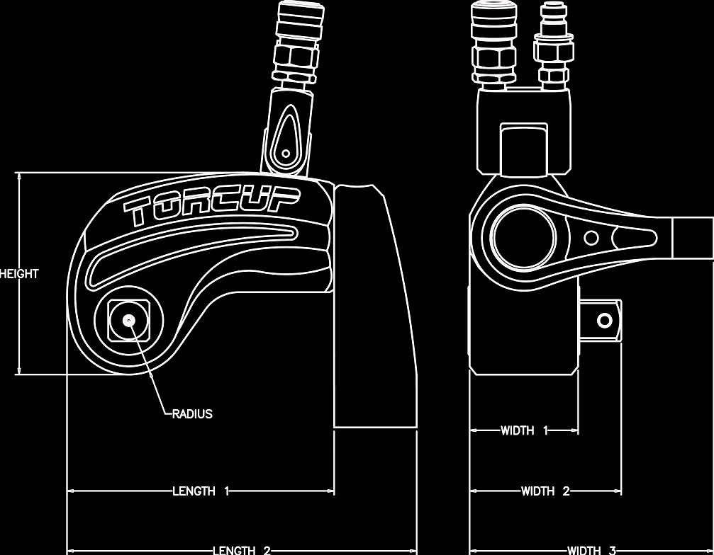 SQ Dimensions Drawing